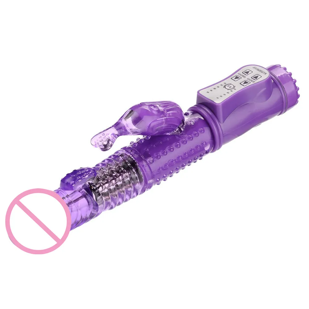 Фаллоимитатор для точки G вибратор-кролик мастурбатор женщин Двойная