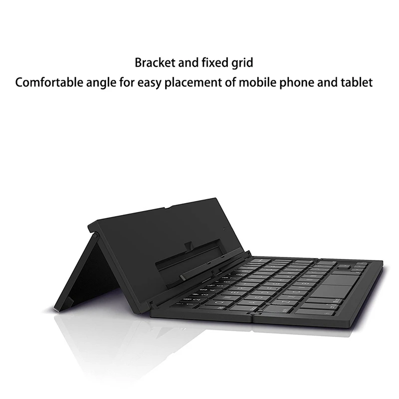 

Foldable Bluetooth Keyboard, Aluminum Alloy Ultra-Thin Portable Foldable Bluetooth Keyboard, Suitable For Android