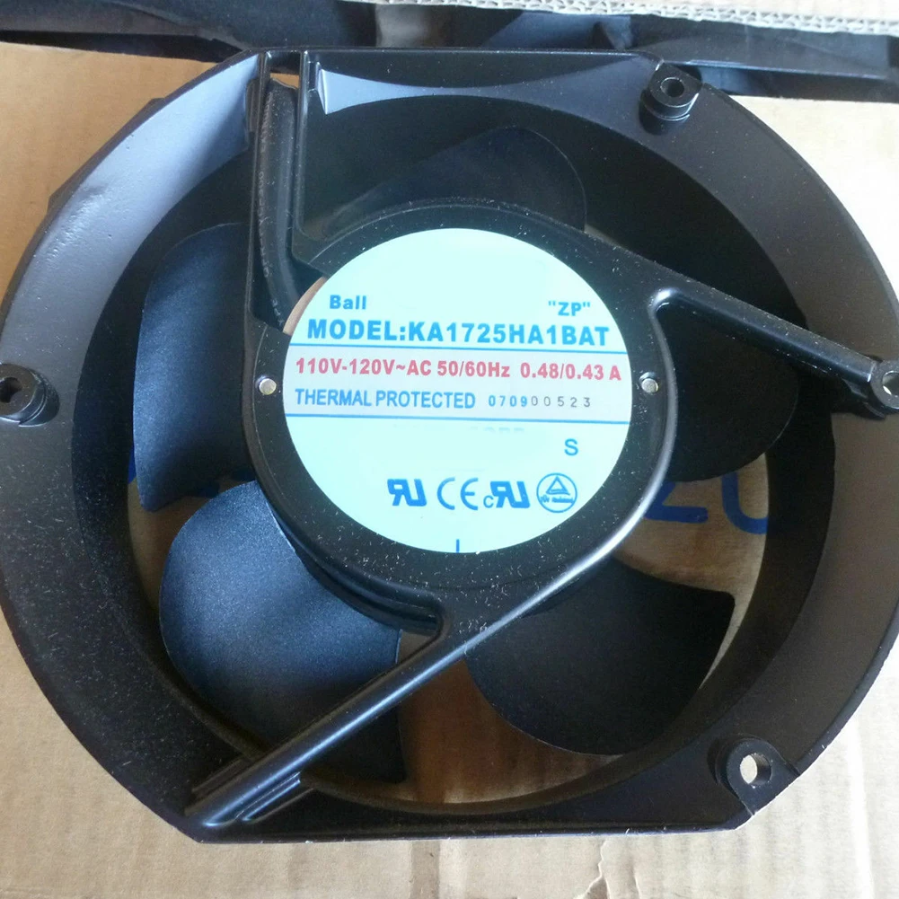 

For KAKU KA1725HA1BAT Cooling Fan 115VAC 50/60Hz 0.48/0.43A 172x150x50mm