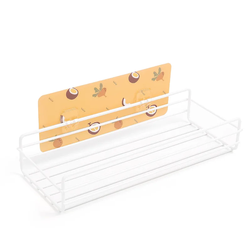 

Bathroom Iron Storage Rack Toilet Washstand No Punching Wall Hanging Bathroom Storage Rack