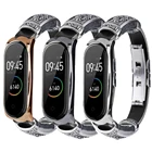 Для браслета mi band 43 Пряжка металлический корпус ретро двойная Зажимная Пряжка бабочка Сделай Сам сменный Браслет mi Curve 4 5 6