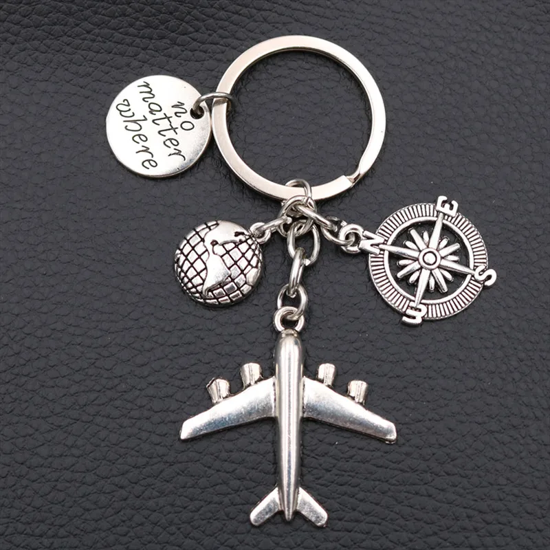 Творческий независимо от того где тег брелок DIY самолет и корабль Шарм Подвеска