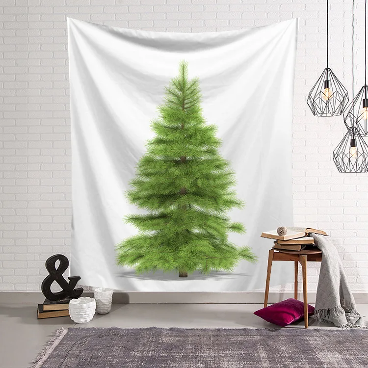 Christmas Tree Tapestry Hanging Cloth Art Wall Home Decor Mural Throw Rug Blanket Tapestries Mat 200x150cm | Дом и сад