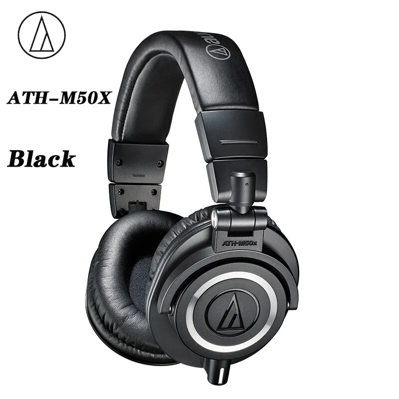 Оригинальный Audio-Technica железа Треугольники ATH-M50x RD на головке монитор M50XRD синий