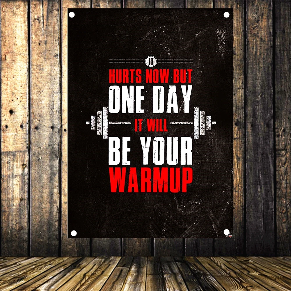 

Баннеры для тренировок и мотивации, флаги, настенная подвеска, Картина на холсте, рисунок, искусство, боксерский зал, украшение для дома, под...