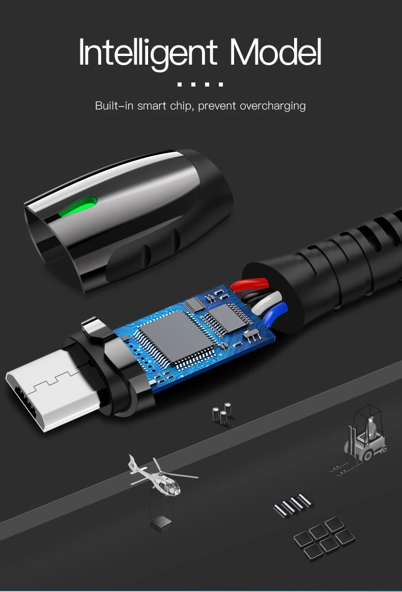 Yesido 2.4A светодиодное освещение Micro USB кабель для huawei mate samsung Xiaomi LG быстрое зарядное устройство Android Дата-кабель USB телефонный шнур