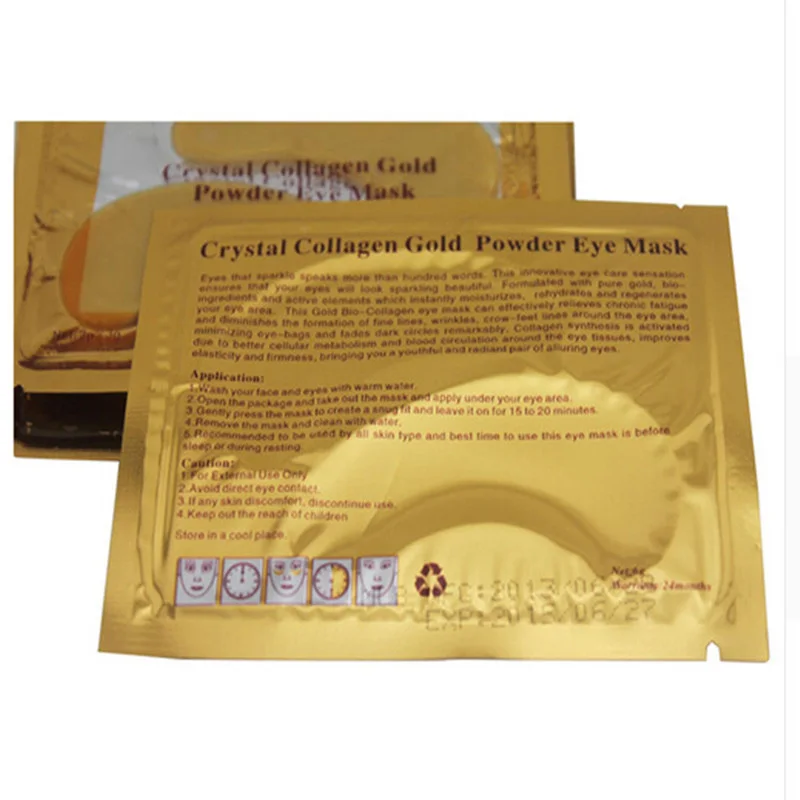 

1/5/10 Pairs Collagen Crystal Eye Mask Gold Sleep Mask Anti Wrinkle Anti-Aging Eliminates Dark Circles Eye Gel Patches Eye Care