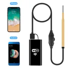 Новая камера-эндоскоп, цифровой ушной отоскоп с Wi-Fi и объективом 3,9 мм, камера для осмотра со светодиодной подсветкой для iPhone, Android PAD, ПК, бороскоп
