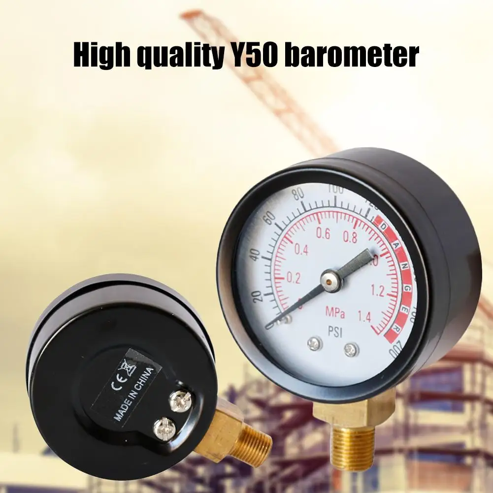 Y50 радиальные Давление манометр высокого качества датчик масла стрелочный