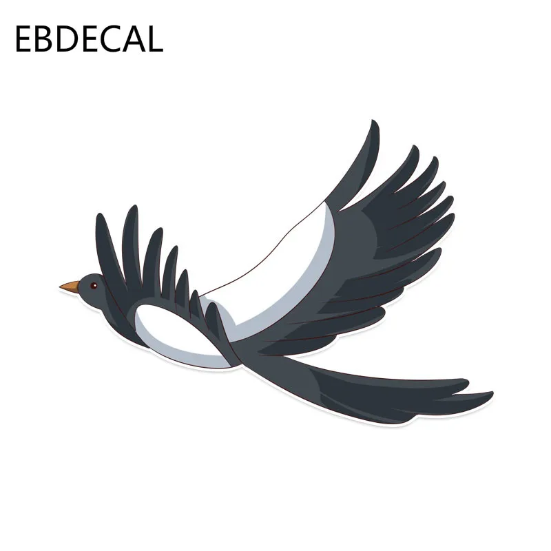 Ebdeckle Magpie Birds машина бампер окно настенные переводные наклейки для чемодана DIY