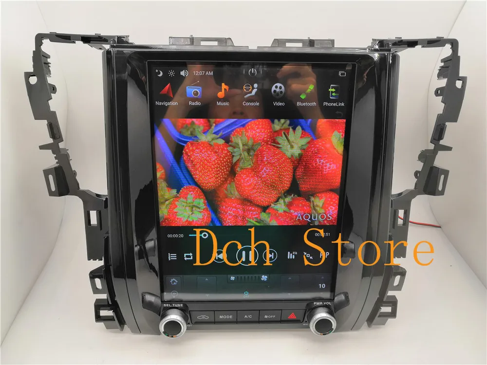 12 1 ''вертикальный tesla стиль Android 9 0 автомобильный DVD плеер GPS навигация для Toyota