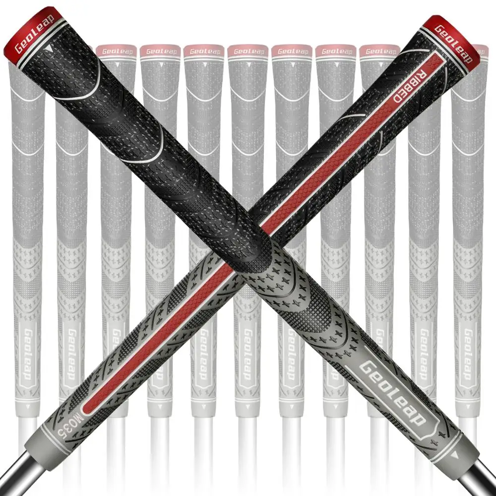 

Geoleap ACE-R Golf Grips 10pcs/lot, Back Rib，Multi Compound Hybrid Golf Club Grips, Standard, 7 Color. Fress Shipping