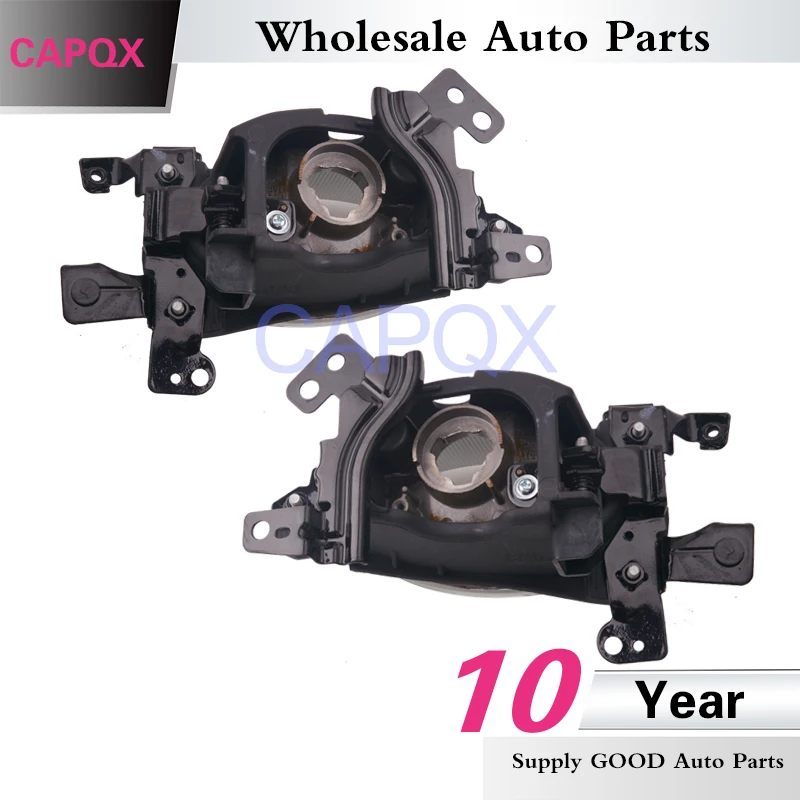 CAPQX 2 шт. передний бампер противотуманные светильник вождения тумана фары лампы