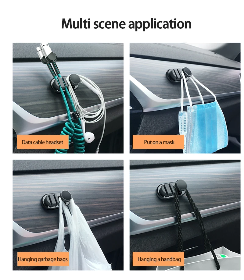 2 шт. самоклеящиеся крючки-органайзеры для ключей и кабелей | Автомобили