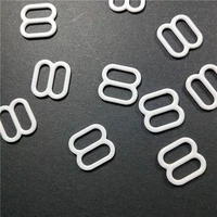 60pcs bra accessory new nylon coated extra height bra strap buckle adjuster in 10 mm