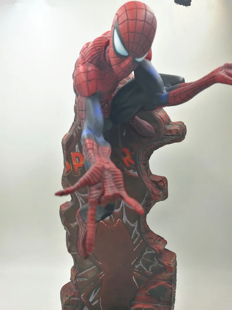 Marvel Сумасшедшие игрушки Человек Паук Удивительный паук ПВХ фигурка