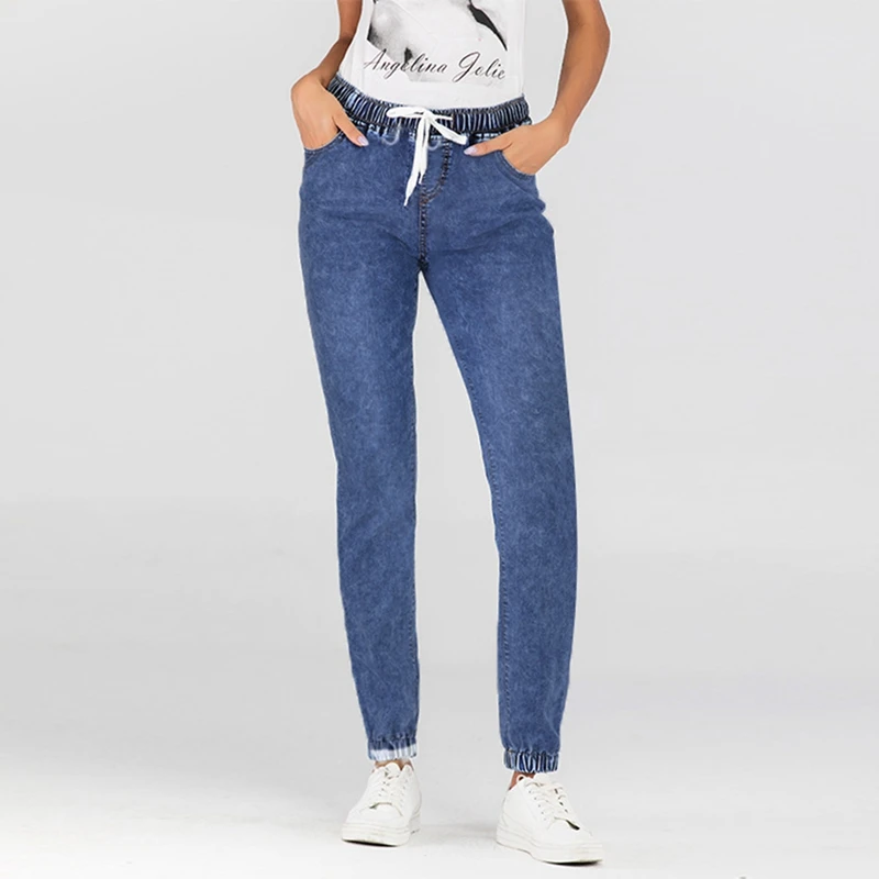 

Women's Fashion Jeans Lace-Up Close-Up Lantern Trousers Pants Suit