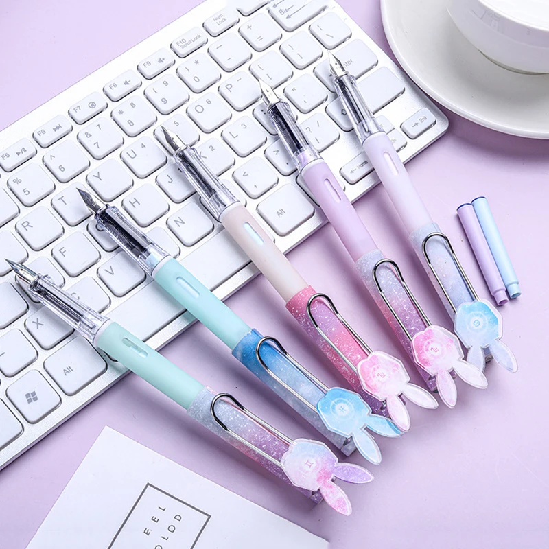 Перьевая ручка с чернильным картриджем набор из 12 созвездий EF перо коррекция