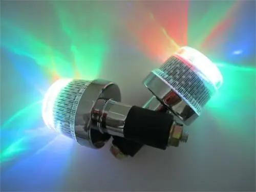 2 шт мотоцикл велосипед светодиодный мигающий Руль Ручка свет Декоративный