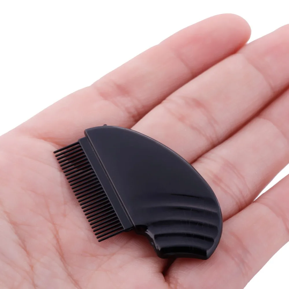 Профессиональная расческа для ресниц # щетка Складная из нержавеющей стали