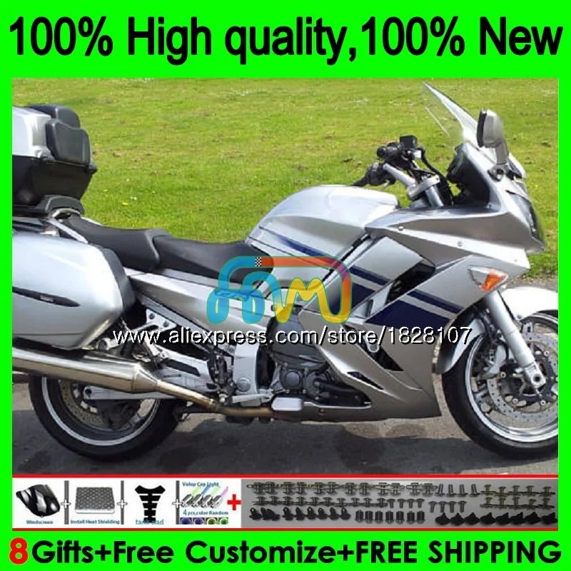 

FJR-1300 For YAMAHA FJR1300 A FJR1300A FJR1300 13 14 Gloss silver 15 16 130BS.9 FJR-1300A FJR 1300 2013 2014 2015 2016 Fairing