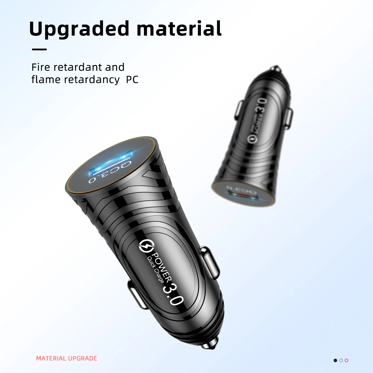 Автомобильное зарядное устройство для телефона QC 3 0 с одним портом USB пулей xiaomi mi 9