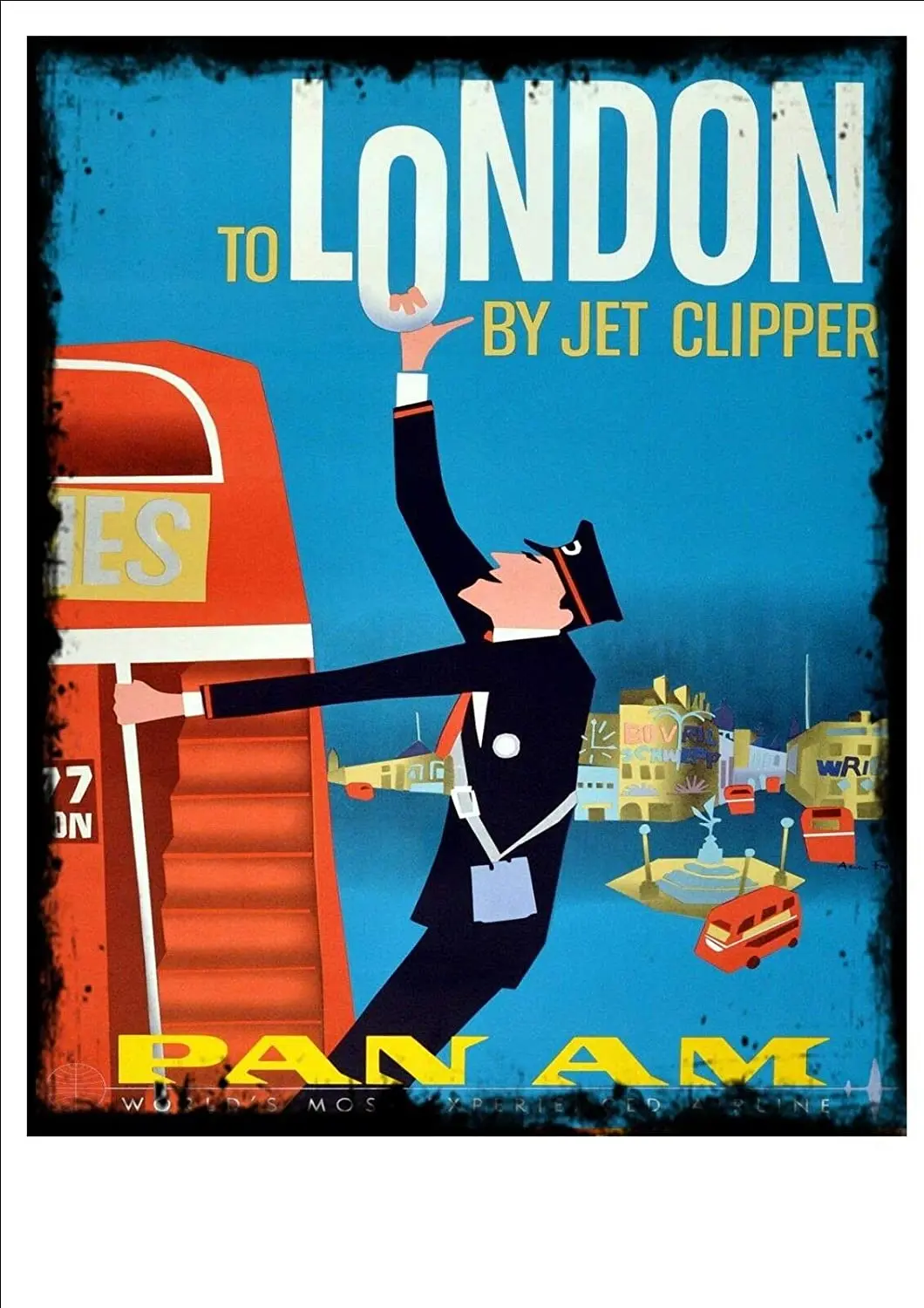 

Pan American Airlines Decor Signs 12x8 Inch Metal Tin Sign