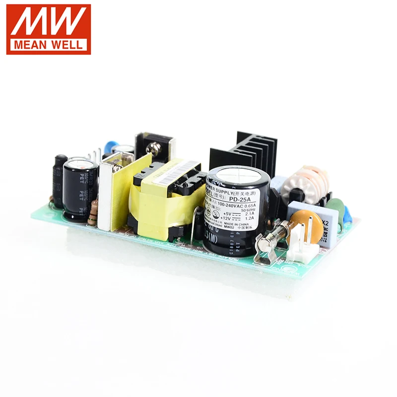 Печатная плата MEAN WELL PD-25 25 Вт с двойным выходом импульсный источник питания для