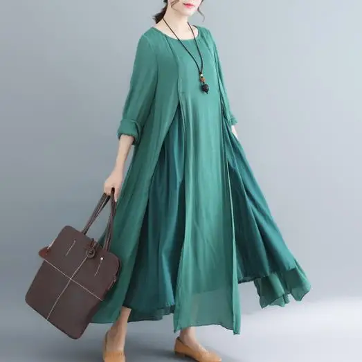 Хлопок и лен Винтаж женское платье Vestidos платье трапециевидной формы летние нерегулярные, белые, большие размеры элегантное платье DJ353