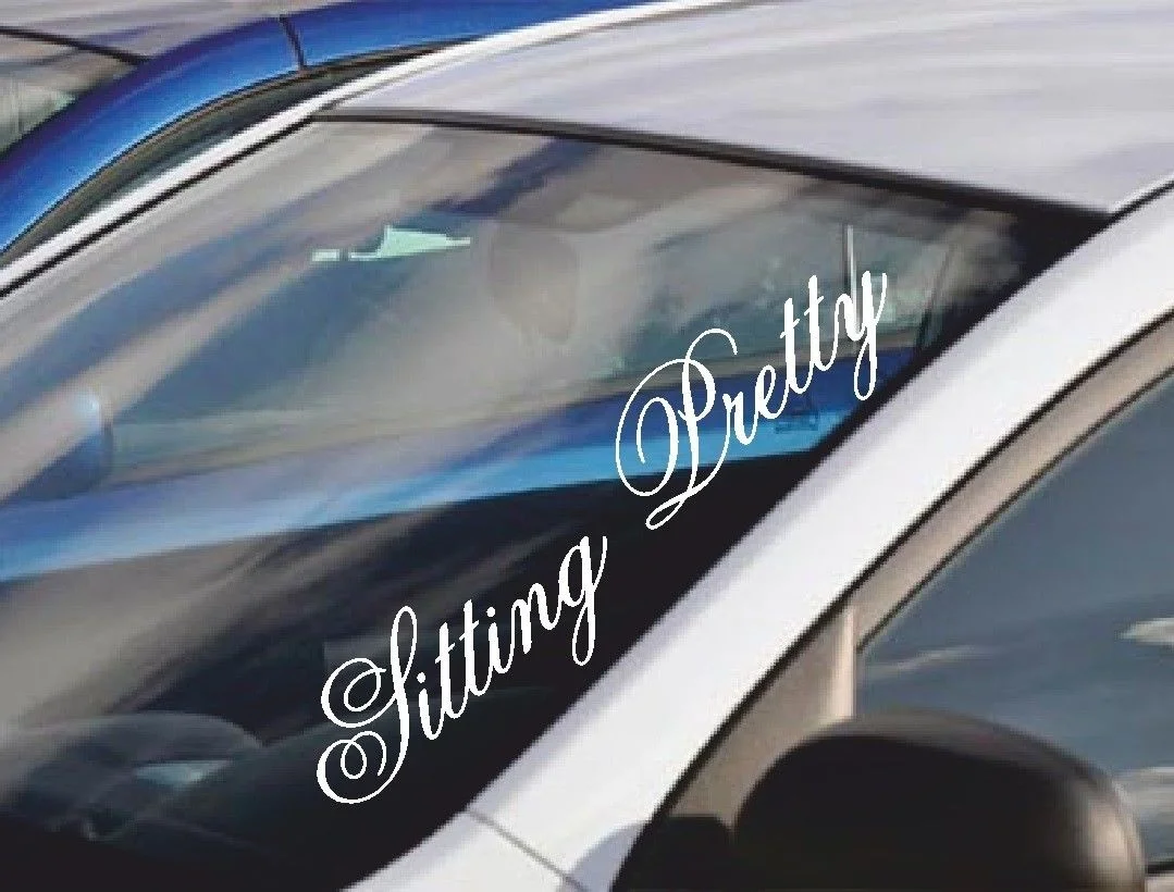 

Для assis JOLI - 55 см x 12 см Voiture Pare-Brise autocollant, 11 couleurs