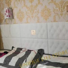 Прямоугольный однотонный узор детская комната татами кровать мягкая сумка Детские наклейки на стену против столкновений изголовье Мягкие 3d наклейки на стену