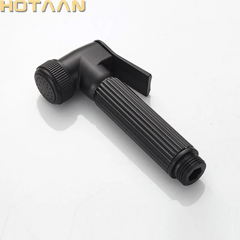 

Hotaan Black Bidet Faucet bathroom bidet toilet faucet mixer hygienic shower clean muslim shower portable bidet gun sprayer