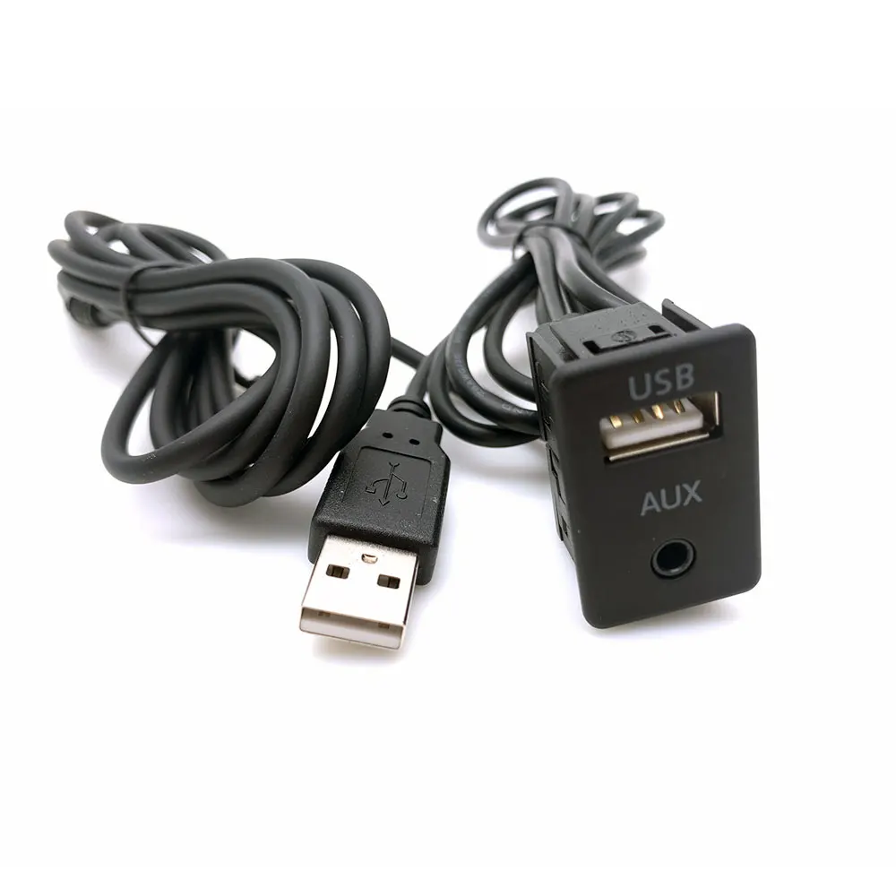 Универсальный автомобильный удлинитель 3 5 мм AUX USB адаптер для автомобиля сделай