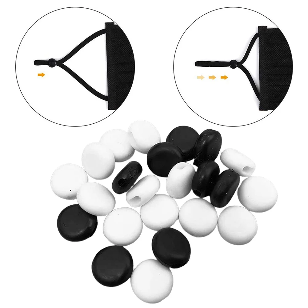 200 шт. круглые замки для шнурка переключатели защиты лица от ушной крючок