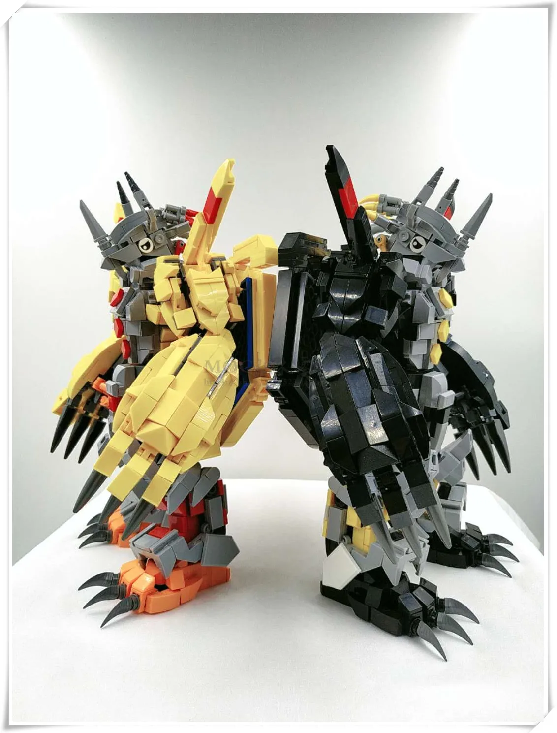 DIY MOC Digital Tyrannosaurus Battle Tyrannosaurus 2.0 Assembled Building Blocks mech toys for children gifts
