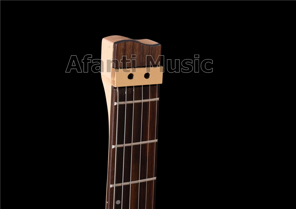 Afanti Music factory/Пепельный корпус, Кленовая Шея/безголовая Электрогитара(AWT-723