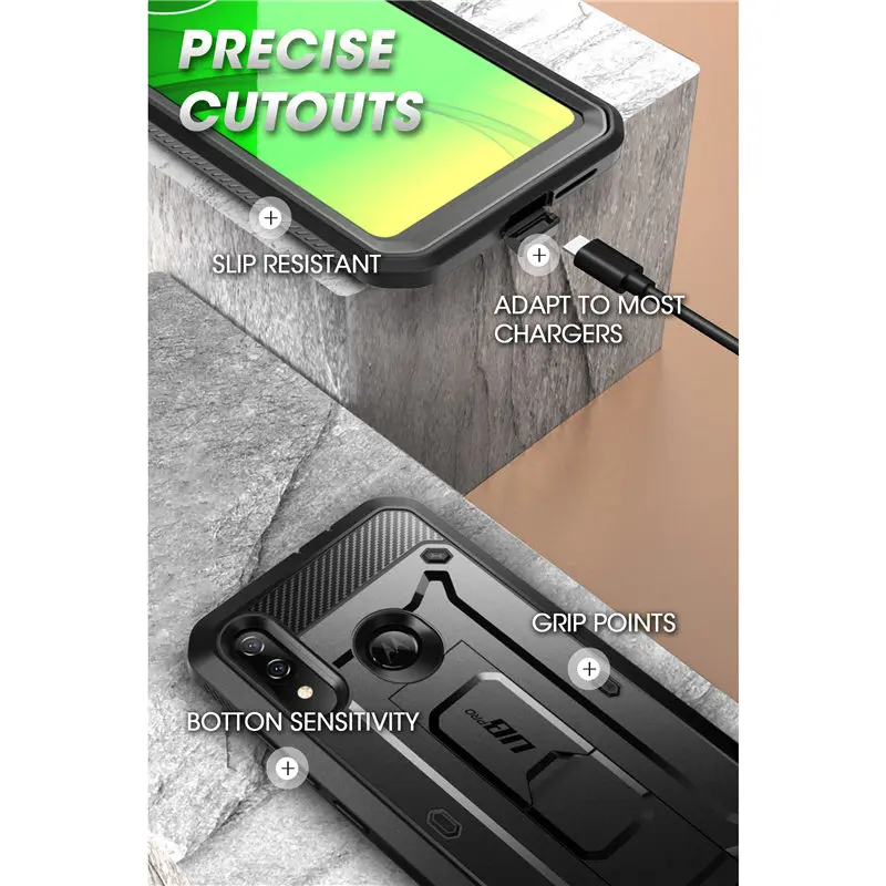 SUPCASE для Moto E6 Plus чехол( выпуск) UB Pro цельная прочная кобура защитный чехол для задней панели со встроенной защитной пленкой