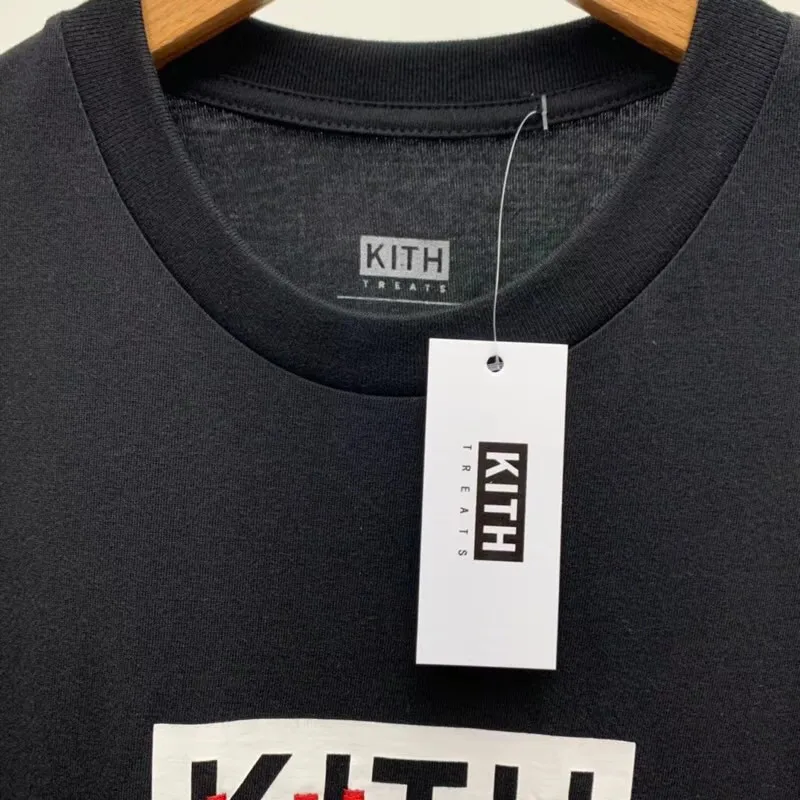 Футболка с вышивкой логотипом коробочки для мужчин и женщин черная футболка