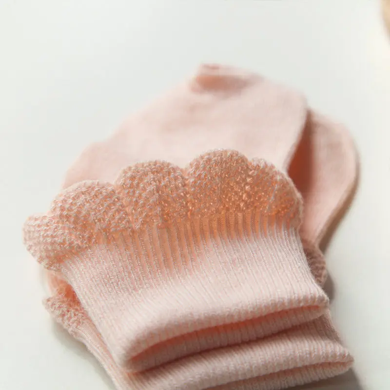 5 шт. в упаковке летние Хлопковые гольфы для маленьких девочек и мальчиков 0 1 3 4 6