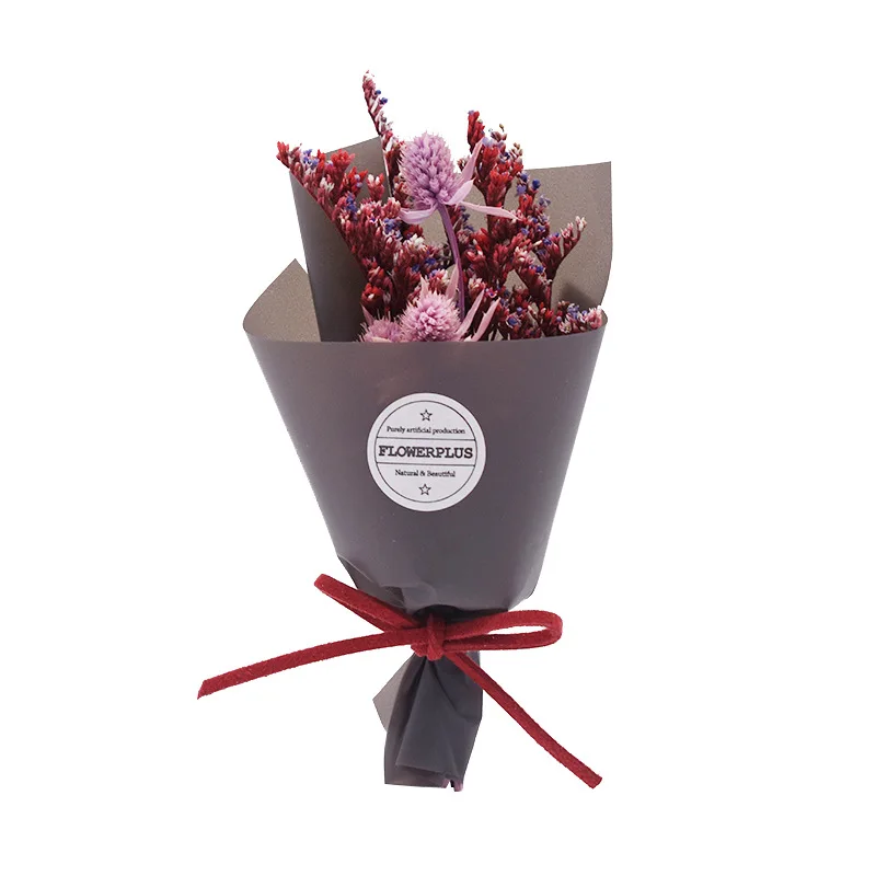 Натуральные сушеные цветы мини упаковка креативный букет для свадьбы украшения