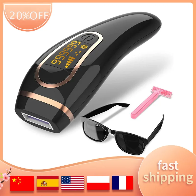 Laser Hair Removal For Women Permanent At Home Hair Removal Devices Upgraded To 999999 Flashes Painless Hair Remover enlarge