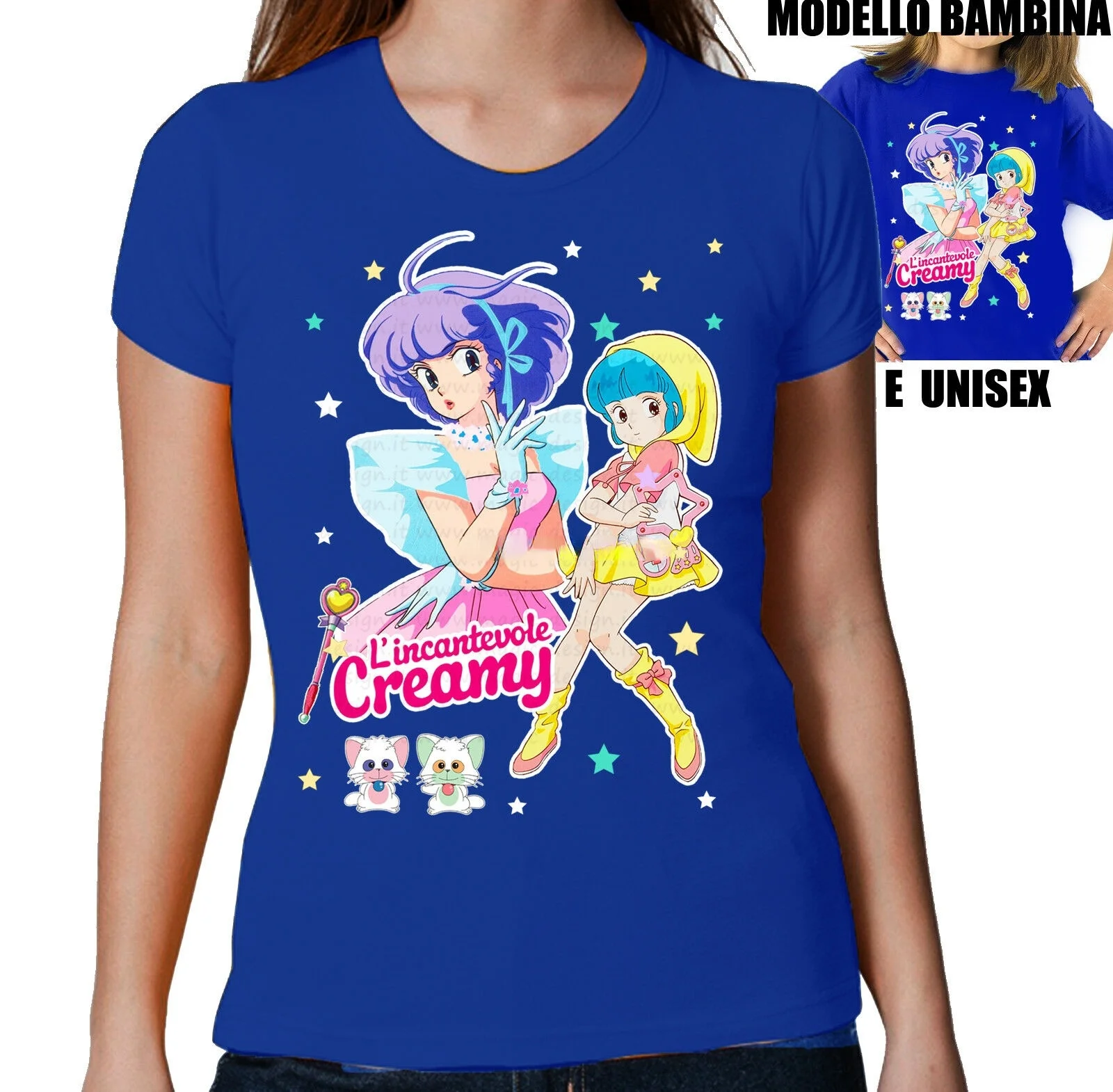 

T-SHIRT L'incantevole Creamy tshirt Creamy Mami anime mahō shōjo parim-pampùm Yū