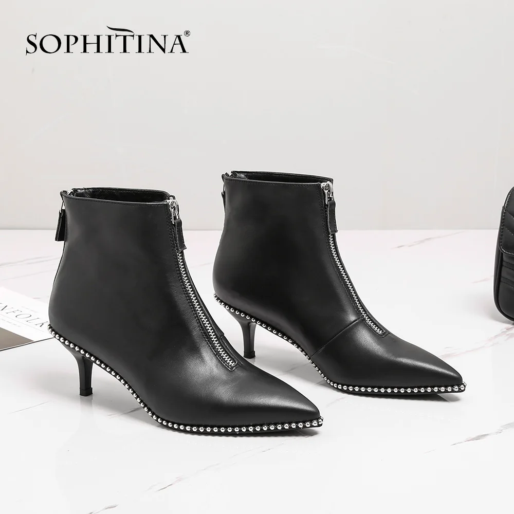 SOPHITINA/Новинки на осень 2019г. Женские ботинки уникальные высокого качества.Теплая