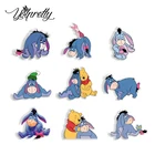 2021, Броши из акриловой смолы с мультяшным рисунком Disney Eeyore, значок из эпоксидной смолы