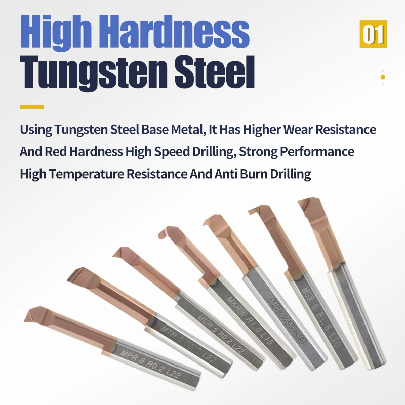 Твердосплавный токарный станок HRSK сверлильный резец с покрытием миниатюрный