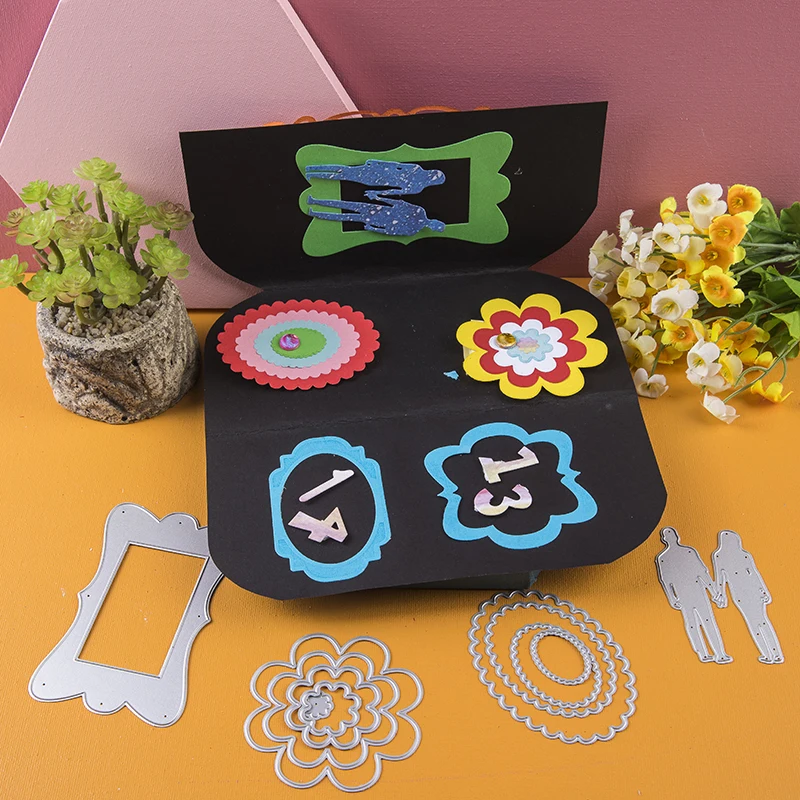 

Металлические штампы, подарочная карта для влюбленных, новинка 2020, штамповочный шаблон для самостоятельного изготовления альбома, скрапбу...