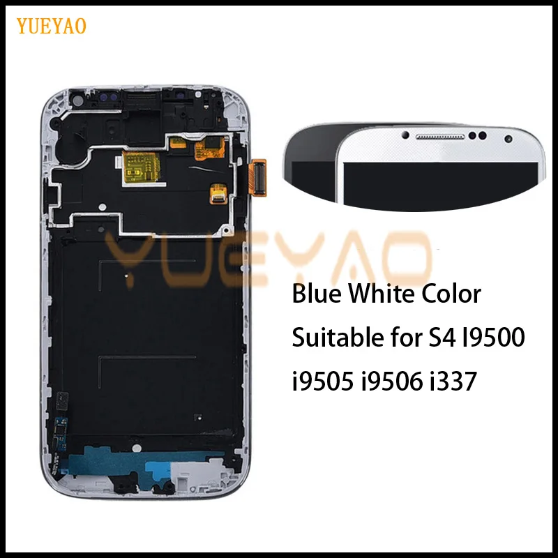 Для samsung Galaxy S4 ЖК-дисплей сенсорный экран GT-i9505 i9500 i9505 i9506 i337 дигитайзер для samsung S4 дисплей S4 lcd