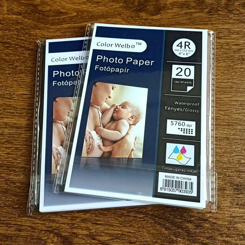 100 листов печатная бумага размера A6 4r для дня рождения фотографий сертификатов