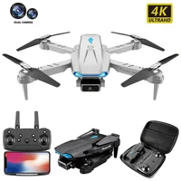 s89 drone 4k wifi fpv hd dual camera 50x zoom height maintain headless mode one key takeoff and landing rc quadcopter