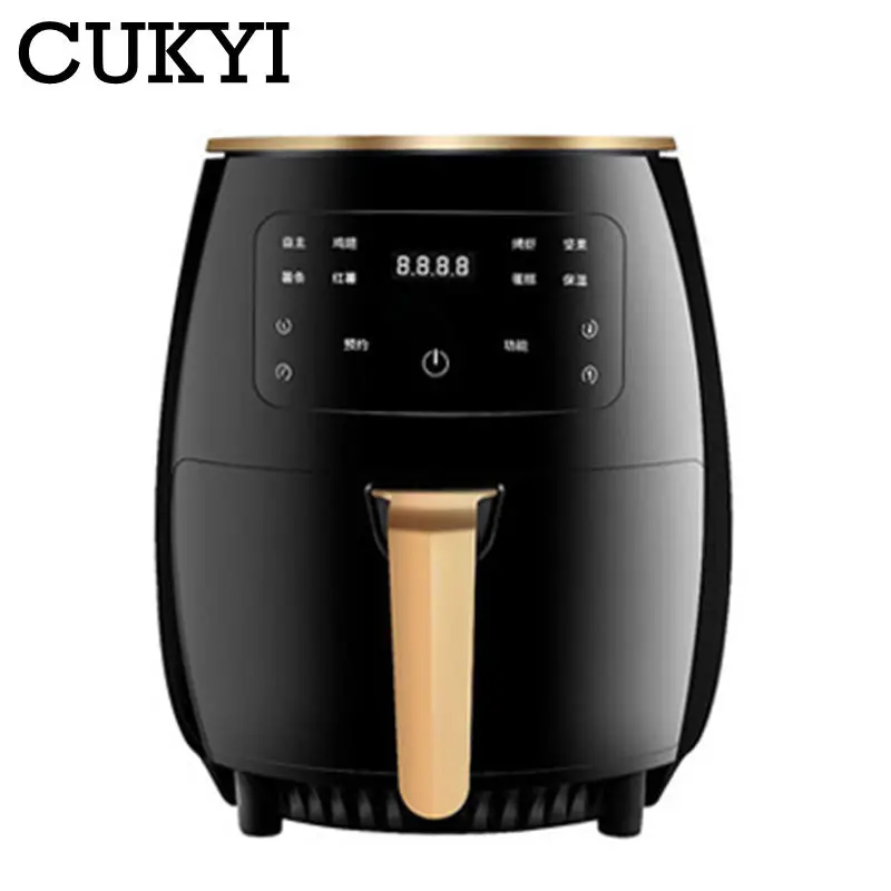 CUKYI электрическая многофункциональная фритюрница с одним резервуаром 4 5 л